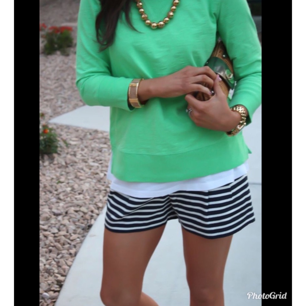 J.crew pleated shorts
